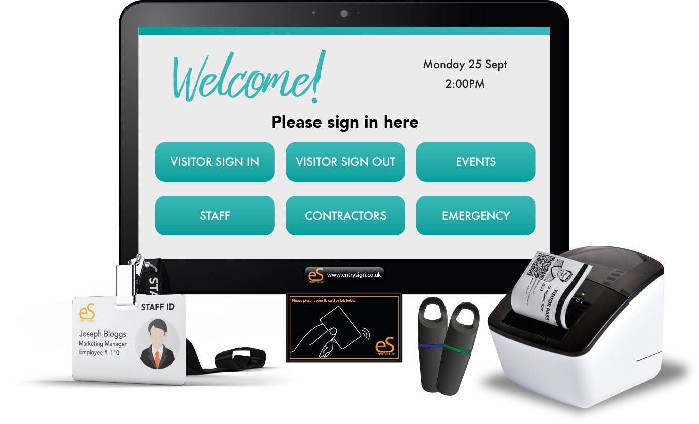 Visitor Management systems digitally record your Sign In.